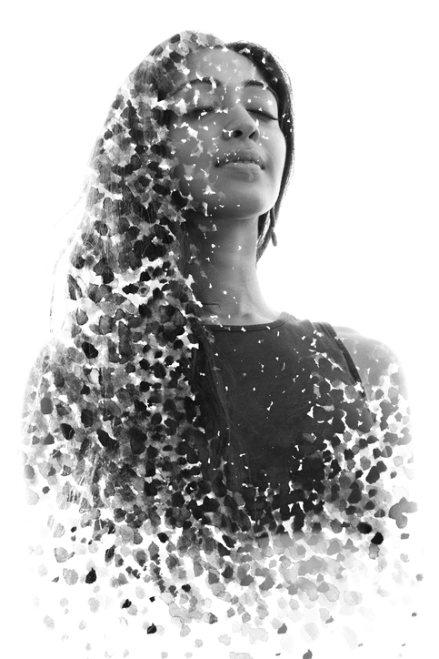 Her beauty lies in the floating mystery of her existence Social ad